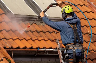 Démoussage et hydrofuge de toiture à Mévoisins